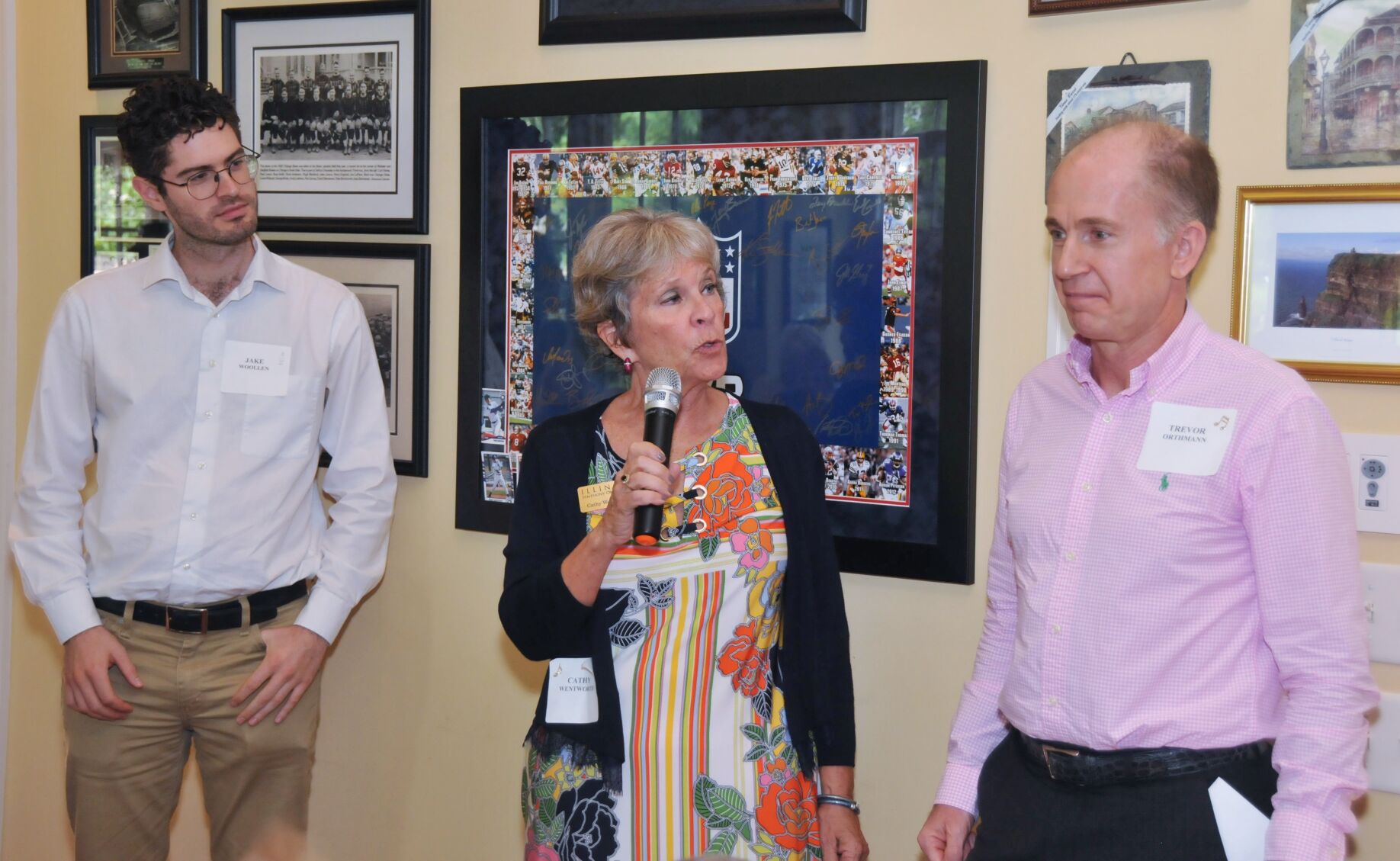 Jake Woolen, Cathy Wentworth, Trevor Orthmann